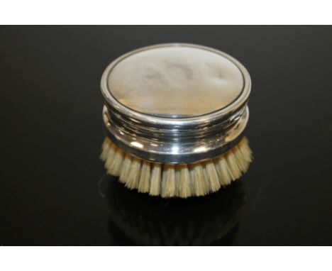A SILVER BRUSH BOX