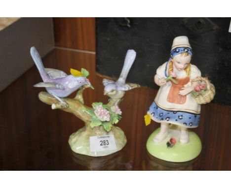 TWO CERAMIC FIGURES A/F
