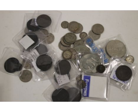 QUANTITY OF ANTIQUE & VINTAGE COINAGE - TO INCLUDE LOCAL INTEREST AND SILVER EXAMPLES 