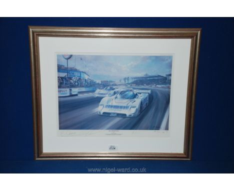 A Limited Edition print 'Jaguars Return', number: 303/850. 16 1/2" x 11".