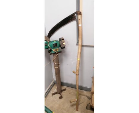 A vintage scythe 