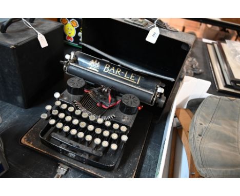 A vintage Bar-Let typewriter 