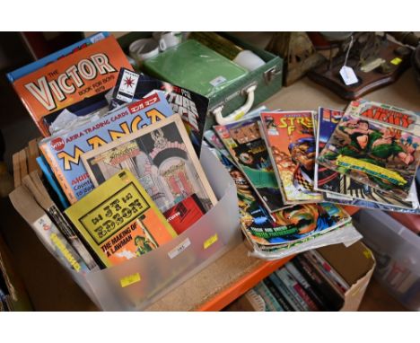 Box of Corgi books and magazines