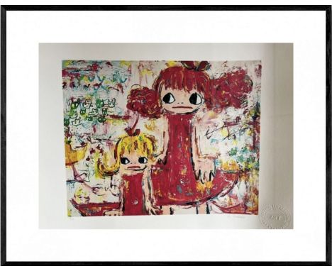 Ayako ROKKAKU (Né en 1982), d’aprèsSans titreSérigraphie en couleur sous papier, signée dans la planche. Numéroté à 150 exemp