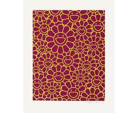 Takashi MURAKAMI (Né en 1962)December Remembrance, 2019Epreuve offset en couleur sur papier, signée de la main de l’artiste a