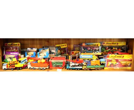 A quantity of Matchbox and other diecast model vehicles.