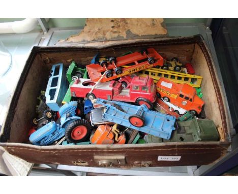 A selection of vintage Dinky and other model vehicles&nbsp;