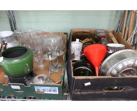 Two boxes of kitchenalia, of varying vintage&nbsp;