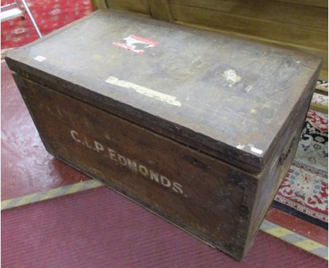 Large lead lined trunk