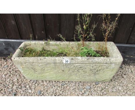 Stone trough planter