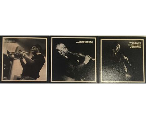 MOSAIC RECORDINGS - BOX SETS - BUDDY DE FRANCO / SIDNEY BECHET / SHORTY ROGERS. Gorgeous collection of 3 x rare box sets. Tit