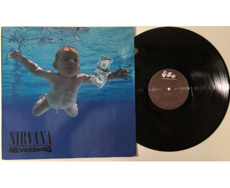 NIRVANA - NEVERMIND LP (ORIGINAL 1991 EU COPY - GEF 24425). Always tricky to find original 1991 EU copy of this genre-definin