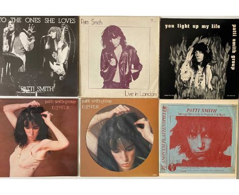 PATTI SMITH - LP/12"/7" COLLECTION. Superb collection of 25 x LPs/12" plus 13 x 7" (38 in total) from Patti Smith including c