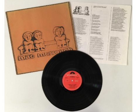 MAC MURROUGH - S/T LP (ACID FOLK - POLYDOR 2908 014). The stunning self-titled early 70s acid-folk record by MacMurrough (290