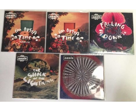 OASIS/NOEL GALLAGHER - 2206 ONWARDS 7" COLLECTION. Masterful collection of 11 x 7" releases taking us from 2006 onwards with 