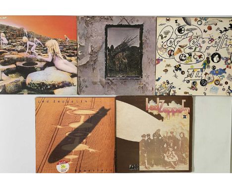 LED ZEPPELIN - LP PACK. A smashing pack of 5 LPs by 70s British rock legends Led Zeppelin. Titles include III (2401002, origi