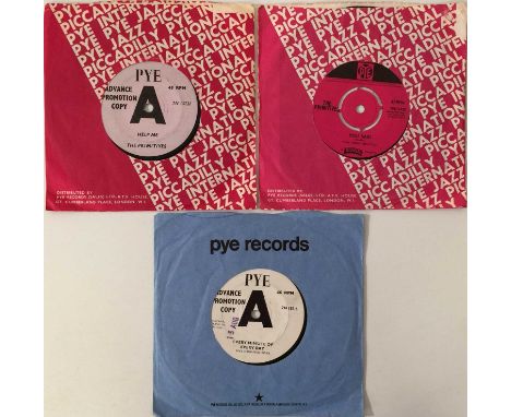 MAL &amp; THE PRIMITIVES - 7" RARITIES INC PROMO. A superb pack of 3 7" rarities by 60s beat/ R&amp;B combo Mal &amp; The Pri