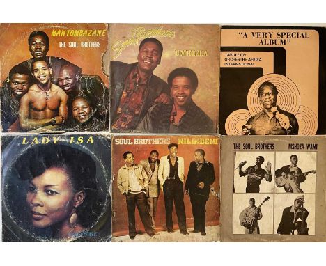 AFRICAN / ZAM ROCK - LP COLLECTION. Excellent collection of around 15 x LPs. Titles / Artists include The Soul Brothers - Msh