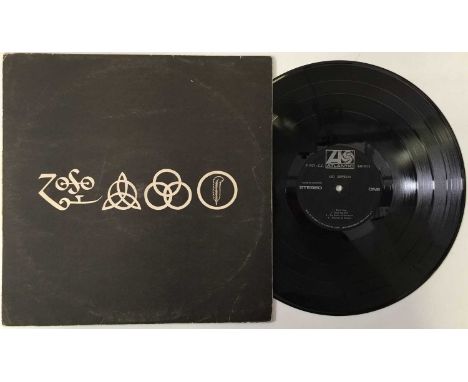 LED ZEPPELIN - IV LP (LEBANESE PRESS - ATLANTIC C.C. 2401012). A superb Lebanese LP pressing of Led Zeppelin's untitled 4th s