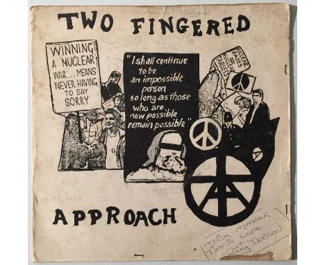 TWO FINGERED APPROACH - MY WORLD WAR ALBUM 7" (VIRUS RECORDS - A-M 026). Anarcho-Punk from Crewe right here with this DIY mon