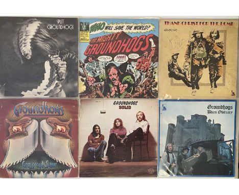 GROUNDHOGS - LP PACK (INC SIGNED). A wonderful pack of 7 LPs by legendary blues-rock group Groundhogs. Titles include Thank C