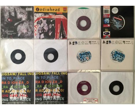 RADIOHEAD AND RELATED - 7" PACK. A superb selection of 20 7" singles by 90s legends Radiohead and related Thom Yorke solo rel