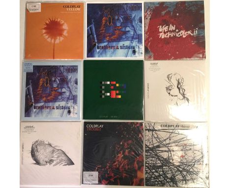 COLDPLAY - 7" COLLECTION (1999/2020). Superb collection of 18 x 7" ideal for all the Coldplayers out there! Titles include Ye