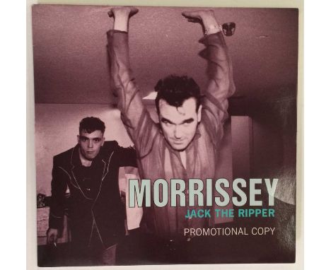 MORRISSEY - JACK THE RIPPER 7" (ORIGINAL UK PROMO - POPDJ 1632). Top rarity from Moz with this scarce original 1993 7" demo o