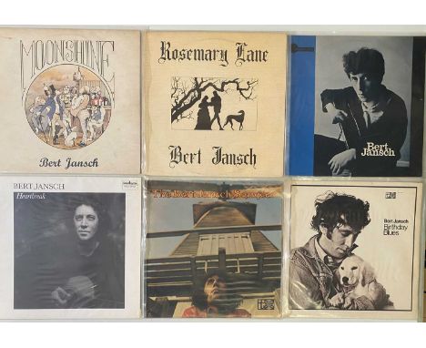 BERT JANSCH - LP COLLECTION. Lovely pack of 7 x original title LPs from Bert Jansch. Titles are Bert Jansch (early UK 2nd pre