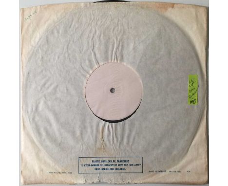 ERIC CLAPTON - 461 OCEAN BOULEVARD LP (ORIGINAL UK WHITE LABEL TEST PRESSING - RSO 2479 118). Scarce original UK white label 