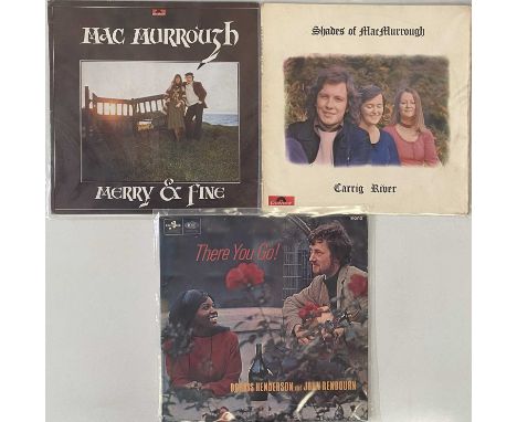 FOLK LP RARITIES. A superb pack of 3 LP folk rarities. Artists/ titles include Mac Murrough - Merry &amp; Fine (2908 030, 197