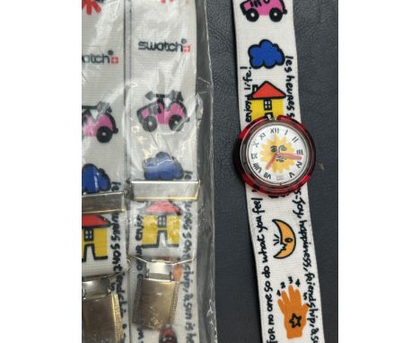 Swatch watch to include braces 