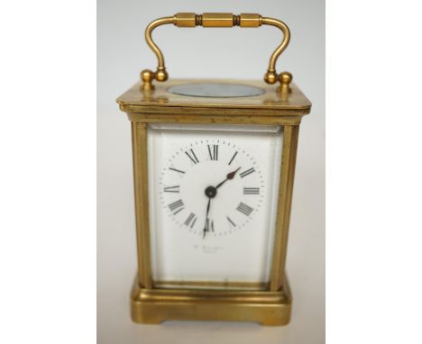 French brass carriage clock 