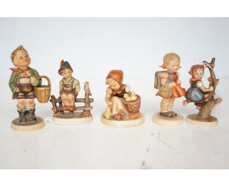 5 Goebel figures 