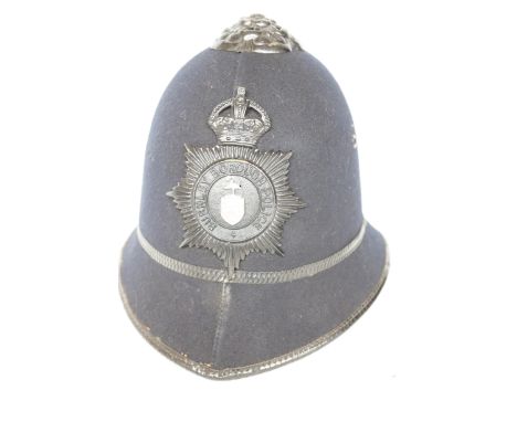 Early Burnley Borough police helmet