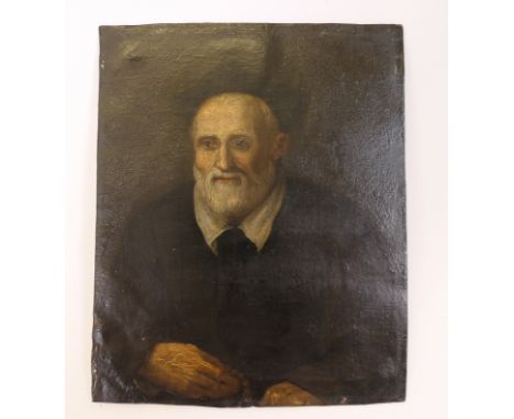Italian School (18th or 19th Century), Portrait of St. Philip Neri (1515-95), oil on copper, unframed, 10.5cm x 9.5cm 