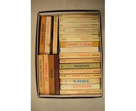 A good collection of Observer's books to include farm animals, geology, ships, castles, horses and ponies, London, zoo animal