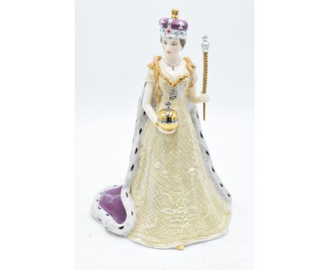 Spode limited edition figure Queen Elizabeth II The Diamond Jubilee 2012. In good condition with no obvious damage or restora