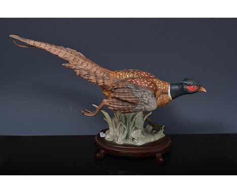 Goebel model of a pheasant, length 47cms.