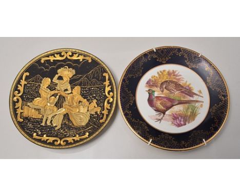 Copeland Spode earthenware plates, Royal Doulton Seriesware plate, Staffordshire printware plate, etc.