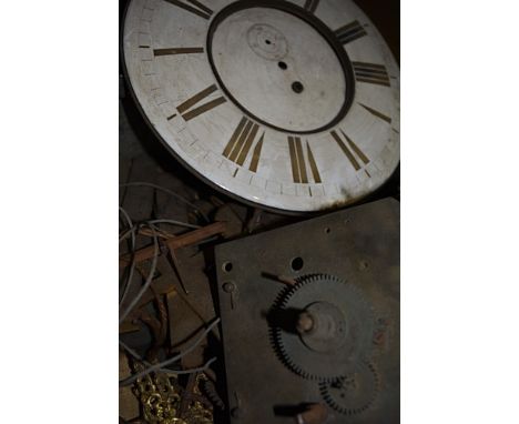 Clock movement and other clock accessories.