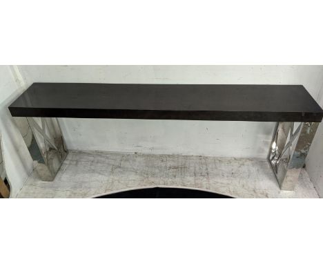 CONSOLE TABLE, 210cm x 36cm 75.5cm, Art Deco style design. 