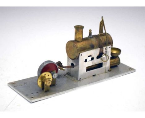 Stationary steam engine, unmarked and untested, platform 30.5cm wide