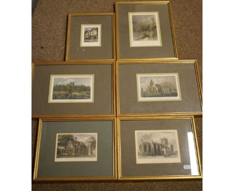 Six 19th century framed prints, mostly Bristol and Somerset subjects