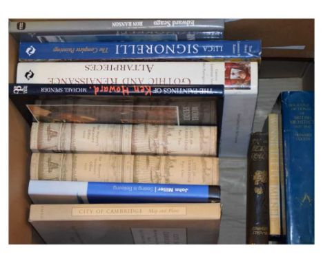 Books - Quantity of reference books to RCHM City of Cambridge; 'In Floras Realm', assorted art books, etc