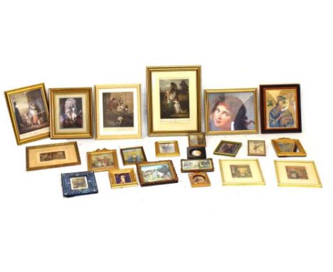 Quantity of framed prints, to include Cries of London, etc
