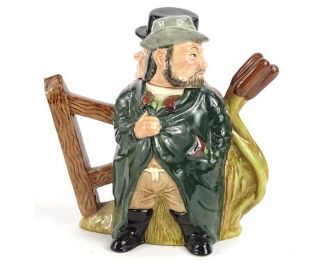 A Royal Doulton Classics character teapot, game keeper and poacher D7175 limited edition number 391 of 1500 with certificate 