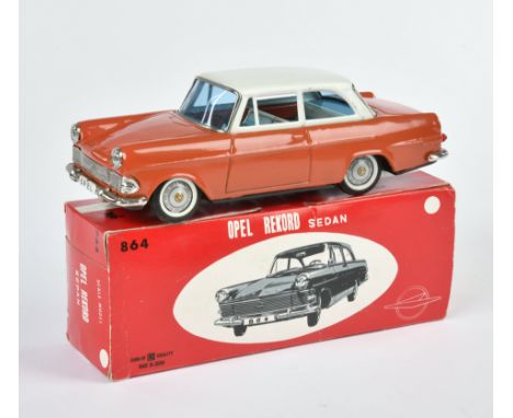  Bandai, Opel Rekord, Japan, 21 cm, Blech, Friktion ok, Okt Z 2, Z 1
