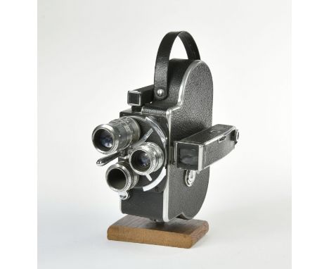 Filmkamera Paillard-Bolex, H 16 Supreme m. 3 Schneider-Kreuznach Objektiven (Tele-Xenar 1:3, 8/75 mm, Xenon 1:1, 5/25 mm, Xen