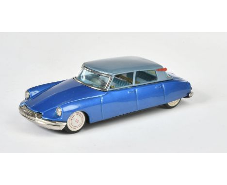 Bandai, Citroen DS 19 Sedan, Japan, 22 cm, Blech, Friktion ok, min. LM auf Dach, Z 2+